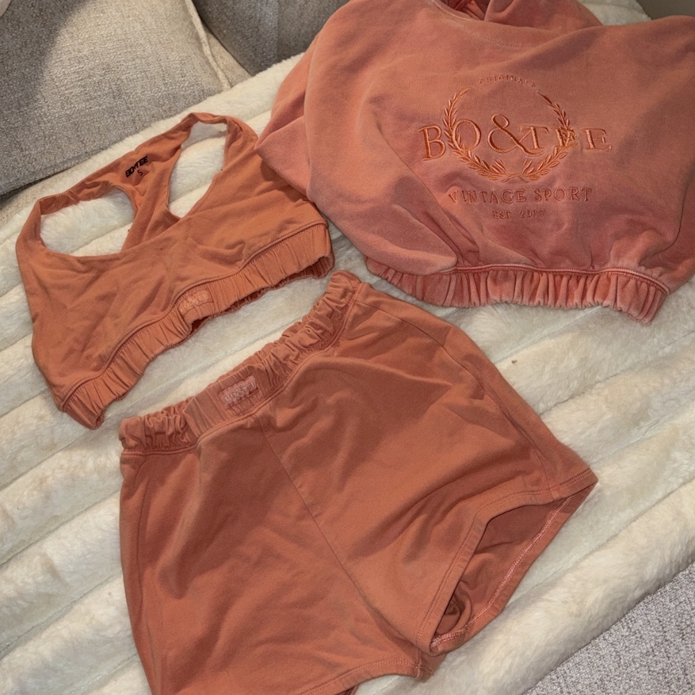 BO + TEE 3 piece set in Terracotta size S